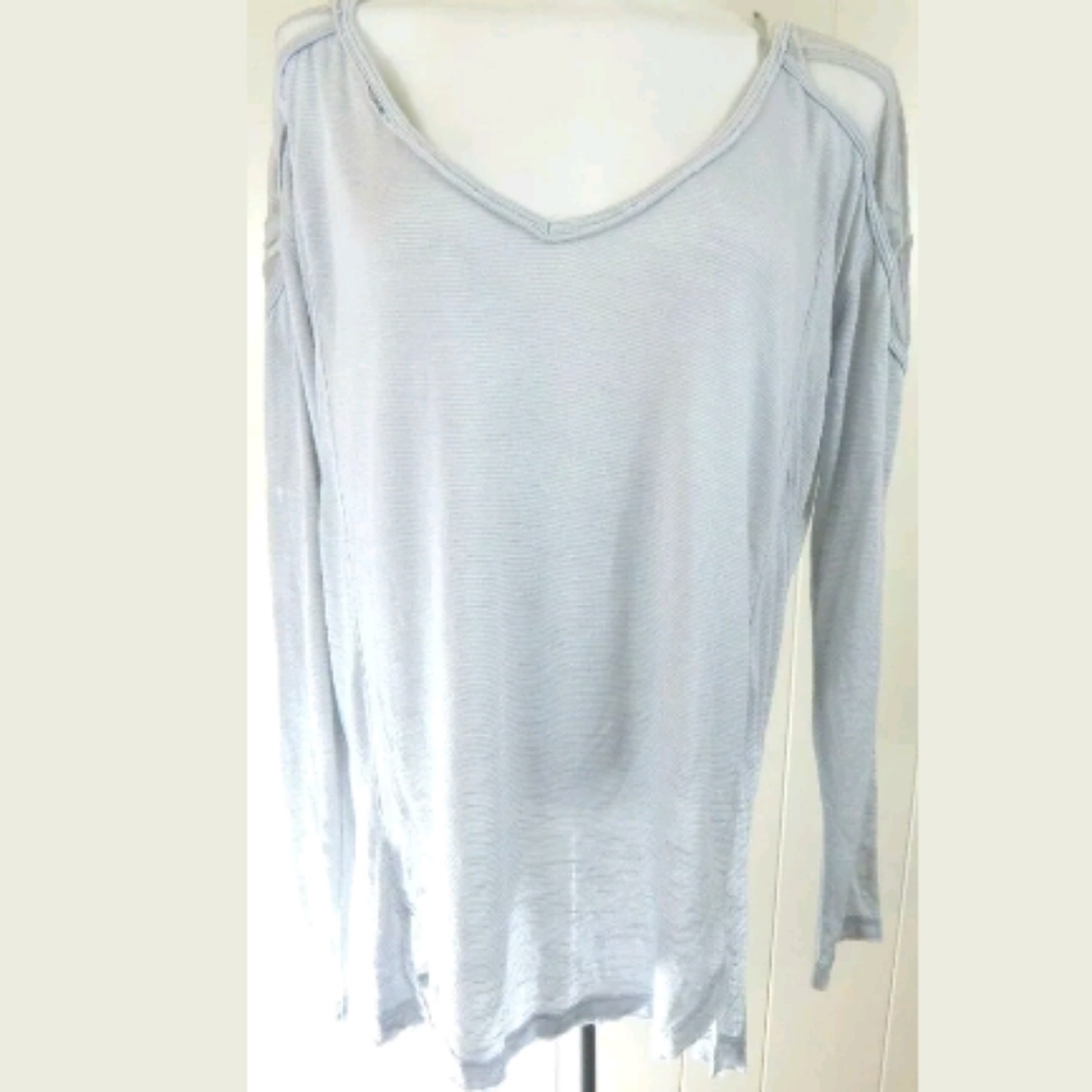 Free People Gatsby Embroidered Tee Shirt